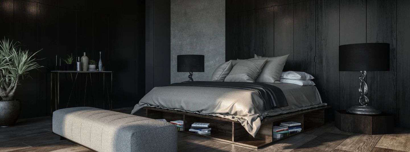 Luxury bedroom interior